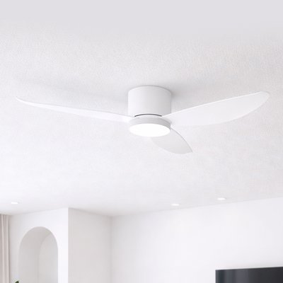 에어룩스 스마트 실링팬 LED 거실조명 선풍기 V2 132cm, 스노우화이트