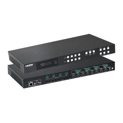 매헤스 4x4 HDMI2.0 심리스 비디오월 멀티비전 매트릭스