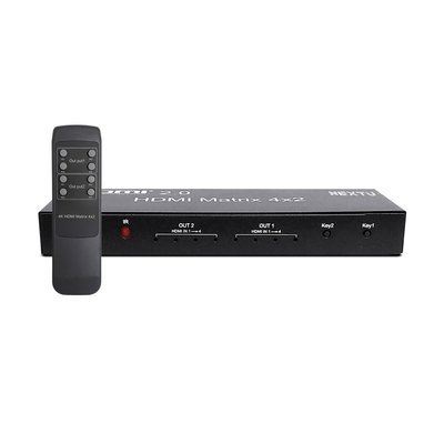 NEXT-4242UHDM-DS HDMI 4K 60HZ 4:4:4 매트릭스스위치 입력4포트 출력2포트