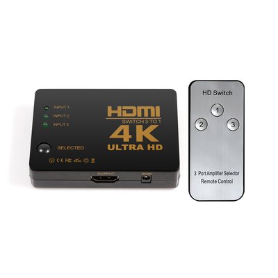 4K UHD 지원 3:1 HDMI 선택기 NEXT 3403SW4K