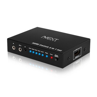 4K UHD HDMI2.0 5:1 모니터선택기/스위치/4K@60Hz 4:4:4/3D/HDCP2.2/IR 지원 NEXT 405SW4K60