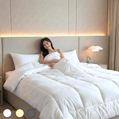 호텔 순면 60수 차렵이불 알러지케어 사계절 간절기 봄 이불 구름 먼지없는 침구 SS