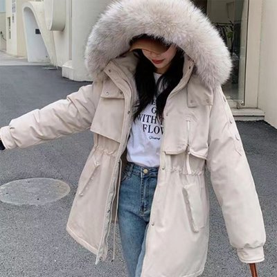 여자 후드 야상 겨울 가을 봄 털 퍼 탈부착 따뜻한 방한 여성 점퍼 간절기 아우터 외투