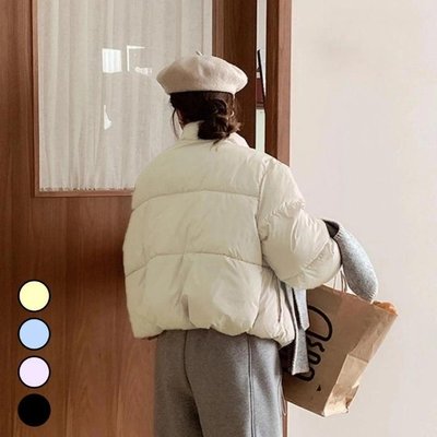 여대생패딩 크롭 날씬해보이는패딩 30대아우터 연예인패딩