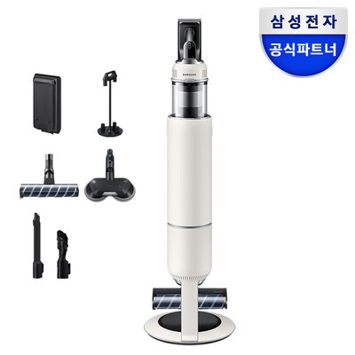 삼성 AI 제트 280W 고온수 물걸레 무선청소기 VS28D950HCB 산토리니 베이지