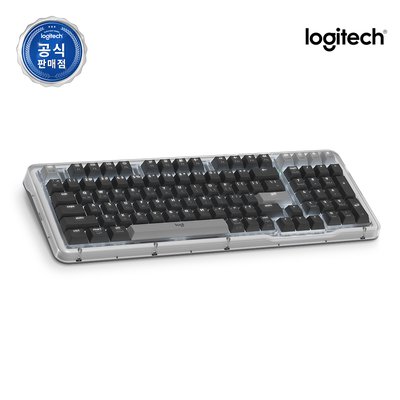 로지텍 ALTO KEYS K98M 블루투스 무선 가스켓 기계식 키보드 그래파이트, 마블축