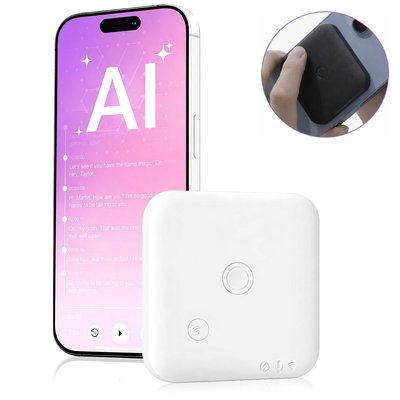 포케이스REC AI 스마트 음성 녹음기 마그네틱 부착형 통화 녹음 지원 음성 기록 요약