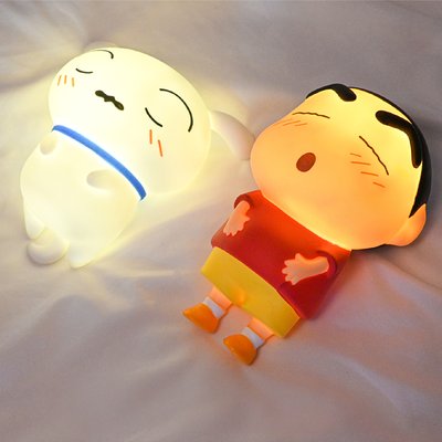 레토 짱구는못말려 흰둥이 배빵빵 무드등 인테리어소품 조명 수유등 취침등