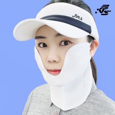밥앤스미스 골프마스크 자외선차단마스크 여성 볼 얼굴 햇빛가리개