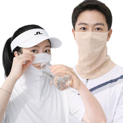 밥앤스미스 얼굴햇빛가리개 골프마스크 러닝 자전거 오픈형 자외선차단 마스크