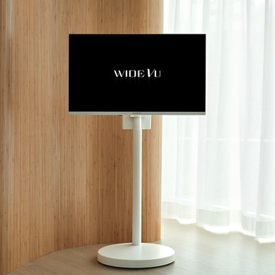 와이드무빙뷰 유 무선 삼탠바이미 V3-Air 배터리 셋트 QLED 81cm(32인치) FHD 스마트 이동식 TV 화이트에디션 중소바이미