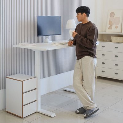 핏쳐 프리미엄 보쉬 모터 전동식 커스터마이징 모션 데스크 B1 2S 상판 1200