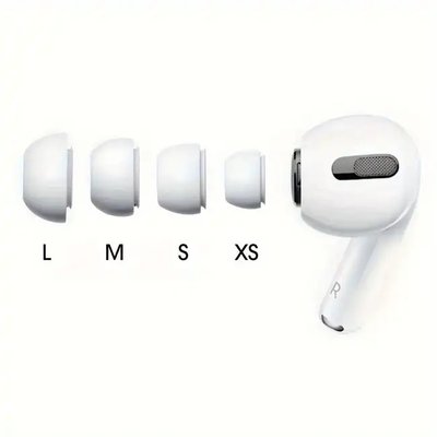 에어팟 프로 이어팁 1 2세대 이어팟 이어캡 L+M+S+XS 4쌍