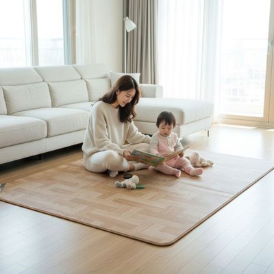 3H 한일온열기 200x150cm 그래핀 탄소 카본 전자파안심 전기장판 거실 카페트매트 온돌마루