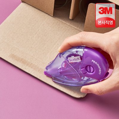 3M 스카치 풀테이프 투명 양면 테이프 디스펜서 017D(8.4mmx8m)