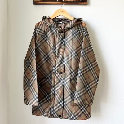 24SS 버버리 키즈 체크 레인 자켓 베이지 8078222 A7028