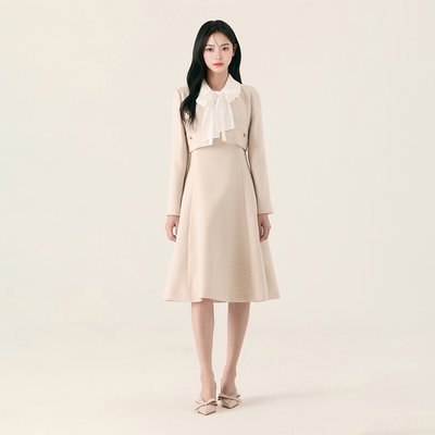 [N배송] 로엠 자켓형 2in1 롱 원피스 RMOWG12ST3