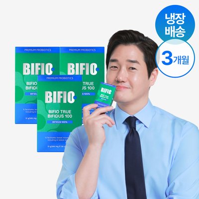 비피오 트루 비피더스균 30캡슐 3개 유지태 비피더스유산균