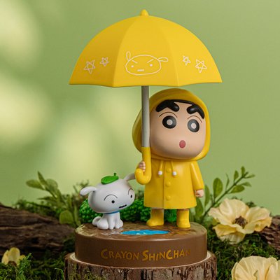 짱구 우산 무드등 짱구는 못말려 흰둥이 조명 LED 수유등 레토