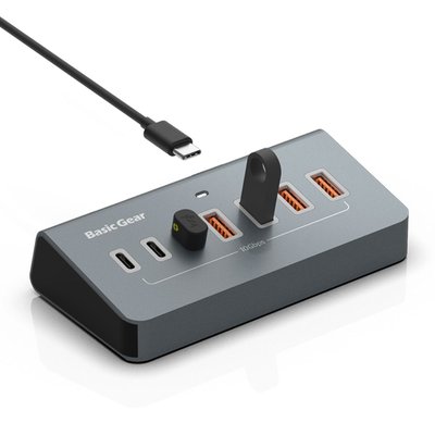 USB 3.2 C타입 7in1 버티컬 멀티 허브