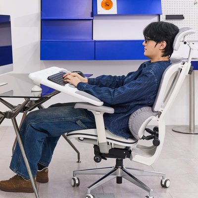 피치트렌디 팔렉스 국산 책상 연장 키보드 거치대 선반 받침 데스크테리어 베이직 화이트