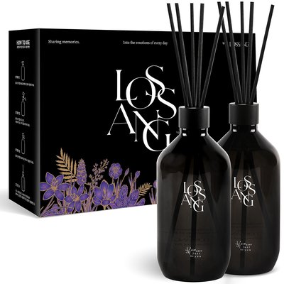 로쌩 1+1 대용량 디퓨저 500ml 호텔우드 선물세트 실내 방향제 화장실 사무실