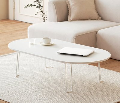 룸앤홈 더 라운드 접이식 거실 테이블 1200