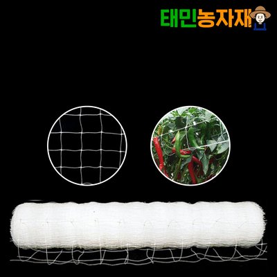 NEW 조이고추망 200M 농사용 그물망 텃밭 고추재배망 넝쿨 유인줄 원예 네트