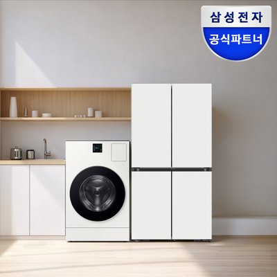 [신혼가전] 삼성 AI콤보+4도어 902리터 AI 냉장고 세트