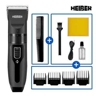 헤이버 바리깡 클리퍼 이발기 헤어 미용실 남자 바리깡 블랙 풀세트